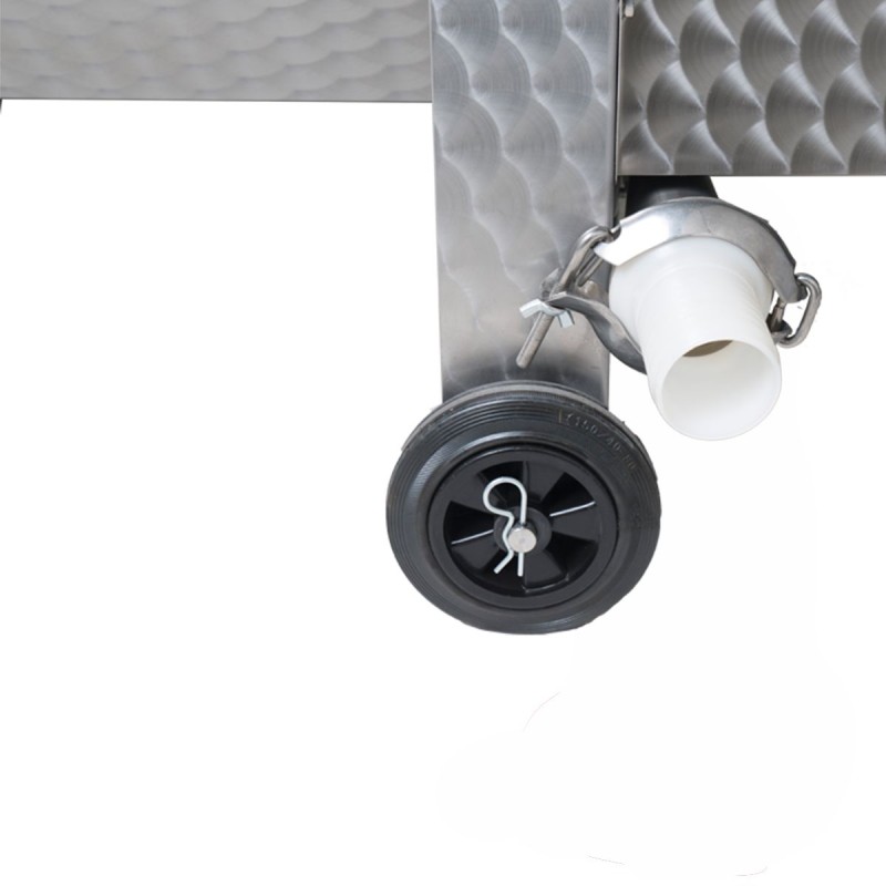 GRIFO DVEP50I Σπαστήρας Σταφυλιών Ηλεκτροκίνητος 3HP IΝΟΧ με Διαχωριστήρα και Αντλία