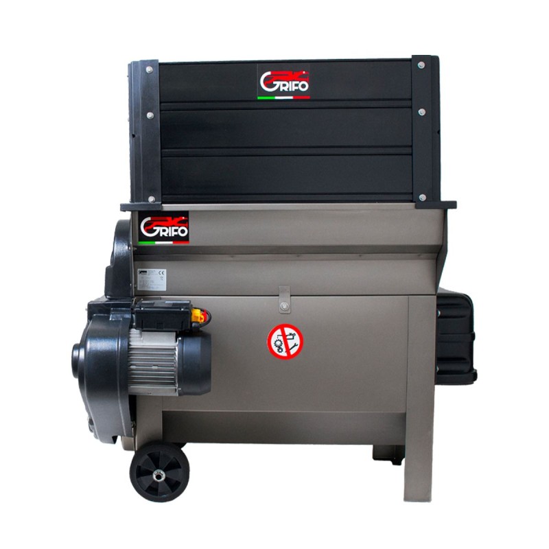 GRIFO DVEP30I Σπαστήρας Σταφυλιών Ηλεκτροκίνητος 2.5HP IΝΟΧ με Διαχωριστήρα και Αντλία
