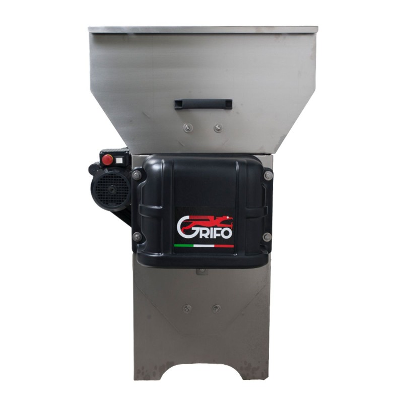 GRIFO DVEP30I Σπαστήρας Σταφυλιών Ηλεκτροκίνητος 2.5HP IΝΟΧ με Διαχωριστήρα και Αντλία