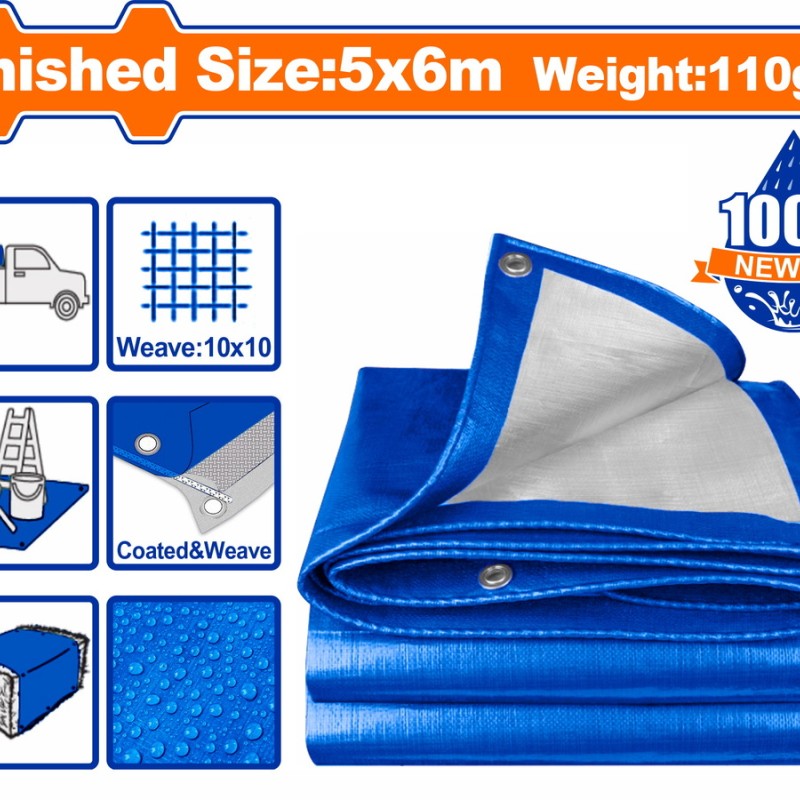 WADFOW ΜΟΥΣΑΜΑΣ ΑΔΙΑΒΡΟΧΟΣ 110gr/m2 5X6m (WTQ1856)