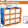 WADFOW ΣΥΡΤΑΡΙΕΡΑ ΑΠΟΘΗΚΕΥΣΗΣ 380Χ155Χ320mm (WTB8331)