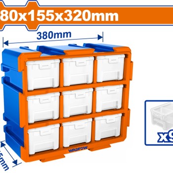 WADFOW ΣΥΡΤΑΡΙΕΡΑ ΑΠΟΘΗΚΕΥΣΗΣ 380Χ155Χ320mm (WTB8331)