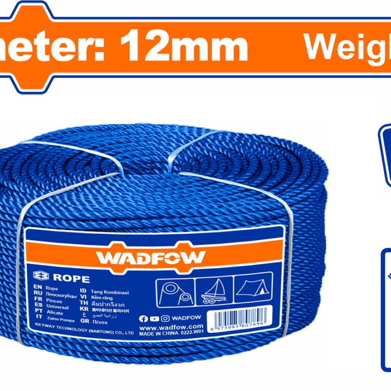 WADFOW ΣΧΟΙΝΙ ΡΡ 12mm / 320m / 20Kg (WRZ2312)