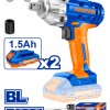WADFOW ΜΠΟΥΛΟΝΟΚΛΕΙΔΟ ΜΠΑΤ. Li-ion 20V / 1.5Ah / 300Nm / 2 ΜΠΑΤ (WCD1512)