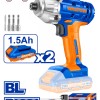 WADFOW ΠΑΛΜΙΚΟ ΚΑΤΣΑΒΙΔΙ ΜΠΑΤ. Li-ion 20V / 1.5Ah / 170Nm / 2 ΜΠΑΤ (WCD2512)