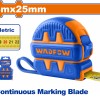 WADFOW ΜΕΤΡΟΤΑΙΝΙΑ 8m X 25mm ΜΕΤΡΙΚΟ (WMT1241)