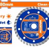 WADFOW ΔΙΑΜΑΝΤΟΔΙΣΚΟΣ TURBO ΞΗΡΑΣ & ΥΓΡΑΣ ΚΟΠΗΣ 180mm (WDC3K04)