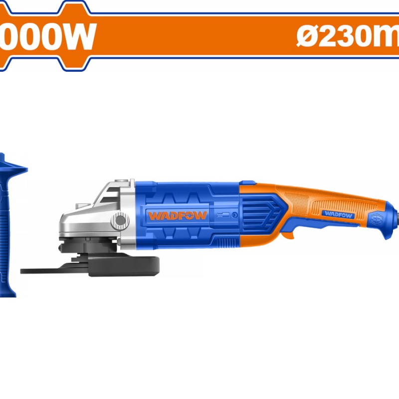 WADFOW ΓΩΝΙΑΚΟΣ ΤΡΟΧΟΣ 2.000W / 230mm (WAG852001)