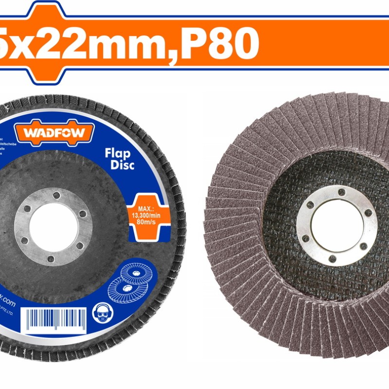 WADFOW ΠΟΛΥΠΤΕΡΟ ΓΥΑΛΙΣΜΑΤΟΣ 125mm Ρ80 (WYL2303)