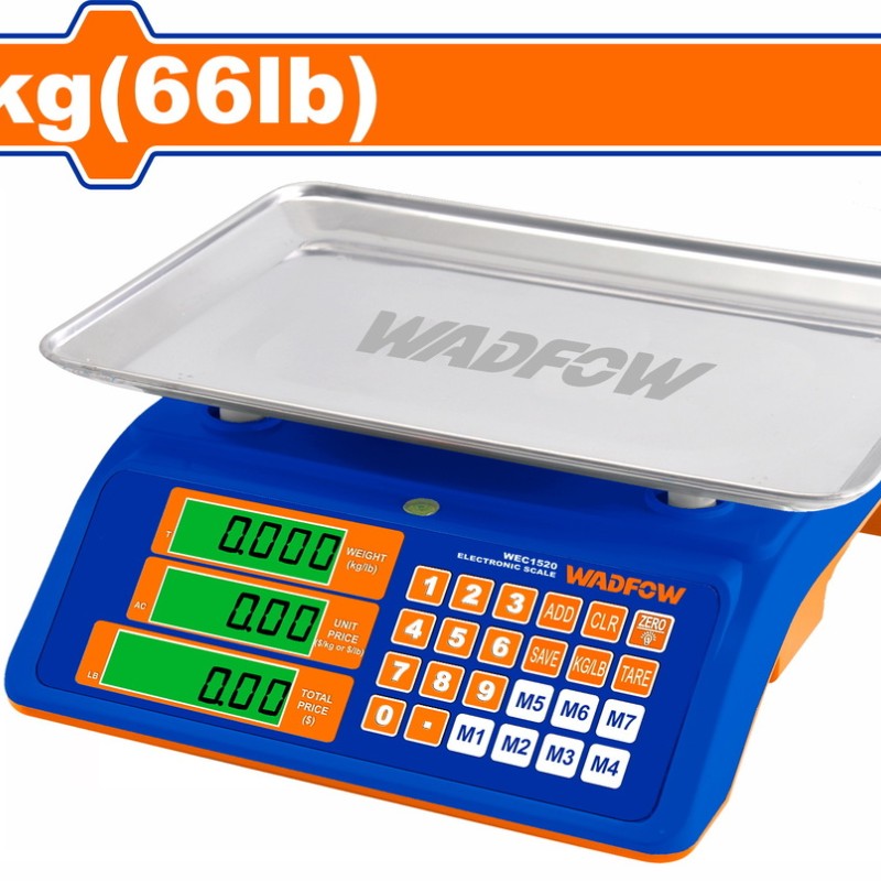 WADFOW ΗΛΕΚΤΡΟΝΙΚΗ ΖΥΓΑΡΙΑ 30Kg (WEC1520)