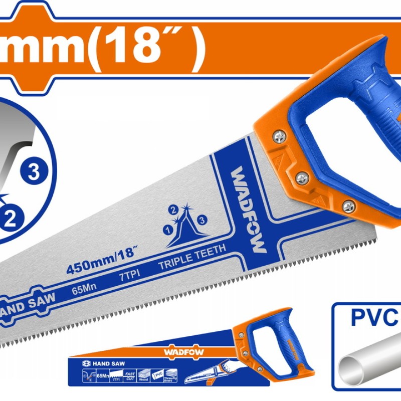 WADFOW ΣΕΓΑΤΣΑ ΞΥΛΟΥ & PVC 450mm (WHW8G18)