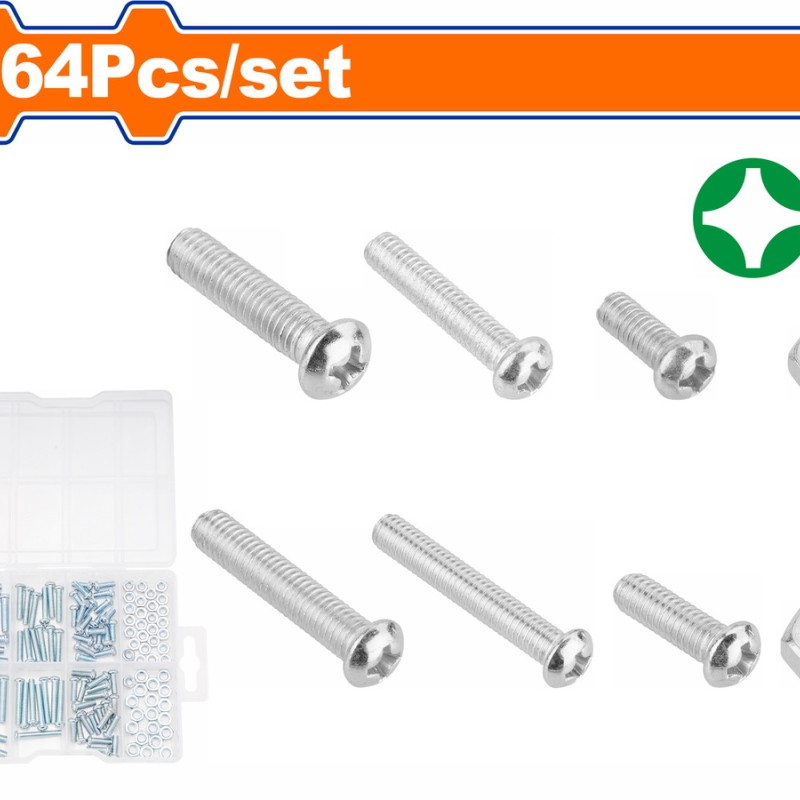 WADFOW ΣΕΤ ΚΑΤΣΑΒΙΔΟΒΙΔΕΣ & ΠΕΡΙΚΟΧΛΙΑ 164ΤΕΜ (WXSBB01)