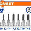 WADFOW ΣΕΤ ΚΑΡΥΔΑΚΙΑ ΑΛΛΕΝ+TORX 1/2