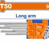 WADFOW ΣΕΤ ΚΛΕΙΔΙΑ TORX ΜΑΚΡΙΑ T10-T50 9ΤΕΜ (WHK3291)
