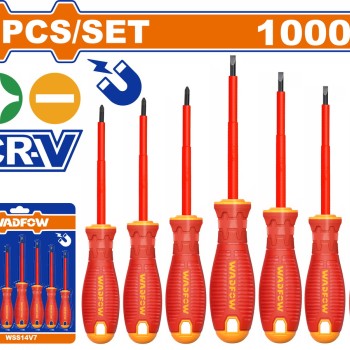 WADFOW ΣΕΤ ΚΑΤΣΑΒΙΔΙΑ ΜΑΓΝ. VDE 1000V 7ΤΕΜ (WSS7407)