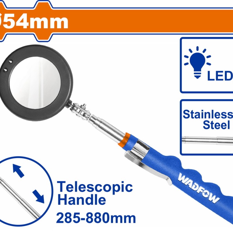 WADFOW ΤΗΛΕΣΚΟΠΤΙΚΟΣ ΚΑΘΡΕΠΤΗΣ 285 - 880mm / Φ-54mm (WTU1688)