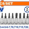 WADFOW ΣΕΤ ΚΑΡΥΔΑΚΙΑ ΑΛΛΕΝ+TORX 1/4