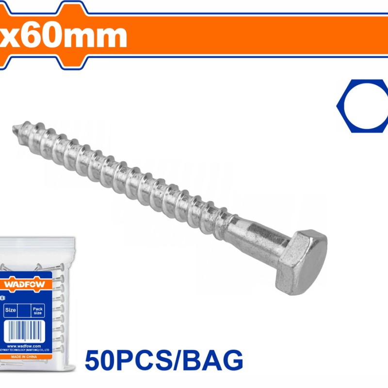 WADFOW ΣΤΡΙΦΩΝΙΑ ΓΑΛΒ. 8 Χ 60 50ΤΕΜ (WXSK924)