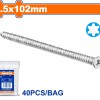 WADFOW ΤΣΙΜΕΝΤΟΒΙΔΑ TORX ΓΑΛΒ. 7.5 X 102 40ΤΕΜ (WXSN917)
