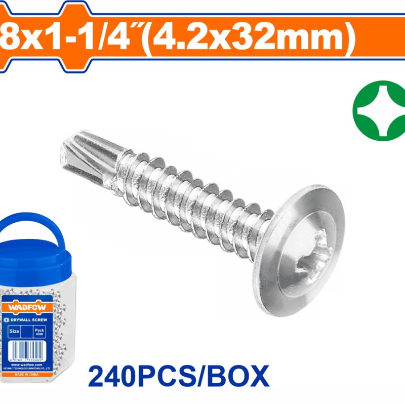 WADFOW ΛΑΜΑΡΙΝΟΒΙΔΑ ΑΥΤΟΔ/ΤΗ ΓΑΛΒ.WAFFER 8 X 1-1/4