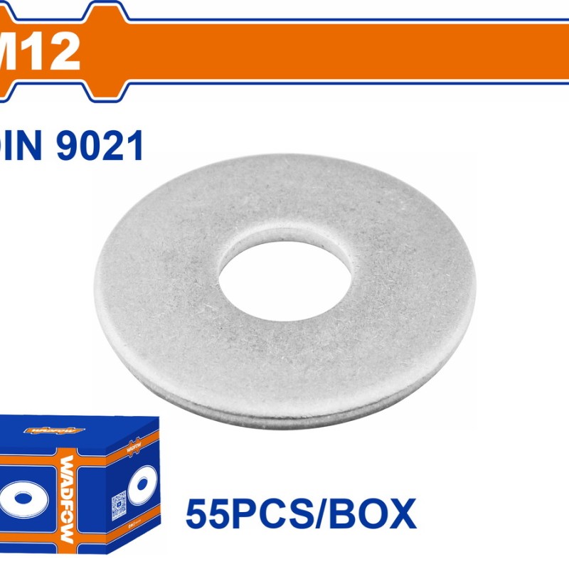 WADFOW ΡΟΔΕΛΑ ΓΑΛΒ. DIN9021 12mm 55TEM (WVWC515)