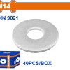 WADFOW ΡΟΔΕΛΑ ΓΑΛΒ. DIN9021 14mm 40TEM (WVWC516)
