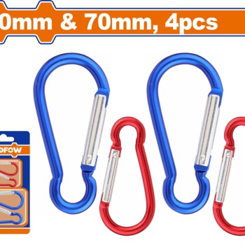 WADFOW ΣΕΤ ΓΑΝΤΖΟΙ ΟΡΕΙΒΑΤΩΝ ΧΡΩΜΑΤΙΣΤΟΙ 50mm + 70mm 4TEM (WQL2K01)