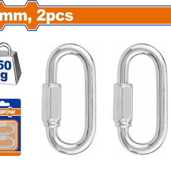 WADFOW ΣΕΤ ΣΥΝΔΕΤΙΚΟΙ ΚΡΙΚΟΙ ΑΣΦΑΛΕΙΑΣ ΜΕ ΒΙΔΑ ΓΑΛΒ. 8mm 2TEM (WQL1K02)