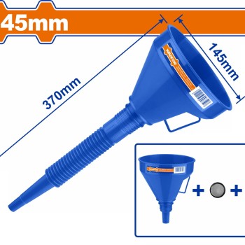 WADFOW ΠΛΑΣΤΙΚΟ ΧΩΝΙ ΜΕ ΣΠΙΡΑΛ 2 σε 1 145mm (WUF1302)