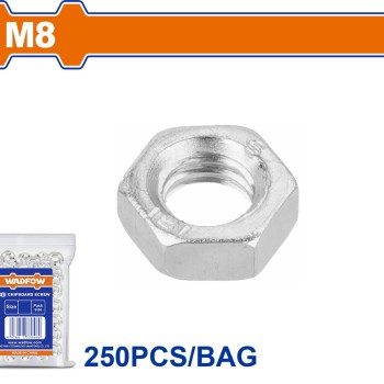 WADFOW ΠΑΞΙΜΑΔΙ ΓΑΛΒ. DIN934 8mm 250TEM (WMV1921)