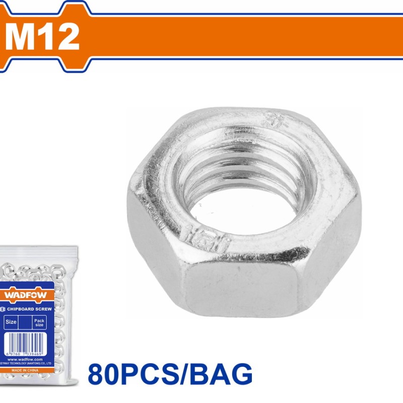 WADFOW ΠΑΞΙΜΑΔΙ ΓΑΛΒ. DIN934 12mm 80TEM (WMV1941)