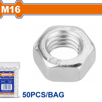 WADFOW ΠΑΞΙΜΑΔΙ ΓΑΛΒ. DIN934 16mm 50TEM (WMV1951)