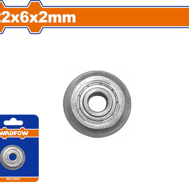 WADFOW ΑΝΤΑΛ/ΚΟ ΜΑΧΑΙΡΙ Φ-22 Χ 6 Χ 2mm ΓΙΑ ΚΟΦΤΕΣ ΠΛΑΚΙΔΙΩΝ WTR1508 / WTR1510 / WTR1512 / WTR2512 / WTR3516 (WCJ3501)