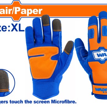WADFOW ΓΑΝΤΙΑ ΜΗΧΑΝΙΚΟΥ MICROFIBRE PVC XL (WMG1E03)