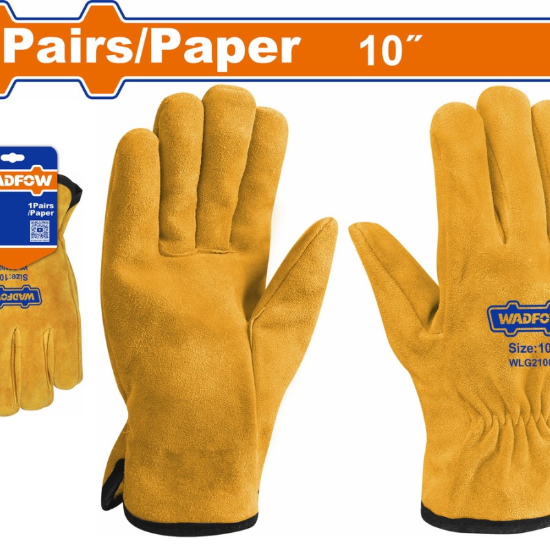WADFOW ΓΑΝΤΙΑ ΔΕΡΜΑΤΙΝΑ ΟΔΗΓΟΥ 10''- XL (WLG2100)
