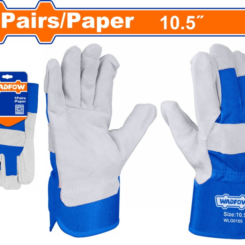 WADFOW ΓΑΝΤΙΑ ΔΕΡΜΑΤΟΠΑΝΙΝΑ 10,5''- XL (WLG0105)