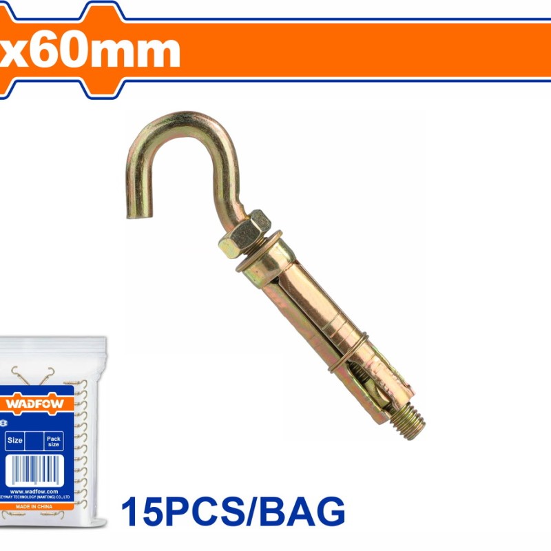 WADFOW ΒΙΣΜΑ ΜΕΤΑΛΛΙΚΟ Β.Τ ΜΕ ΓΑΝΤΖΟ 8X60mm 15TEM (WDQ4926)