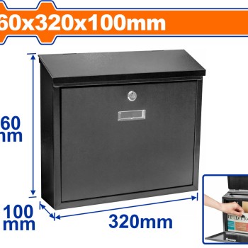 WADFOW ΓΡΑΜΜΑΤΟΚΙΒΩΤΙΟ ΜΕΤΑΛΛΙΚΟ 360X320X100mm (WXXX3502)