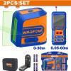 WADFOW ΣΕΤ ΑΛΦΑΔΙ LASER 30m + ΜΕΤΡΗΤΗΣ ΑΠΟΣΤΑΣΕΩΝ LASER 60m ONE PROMOTION (WLDK1401)