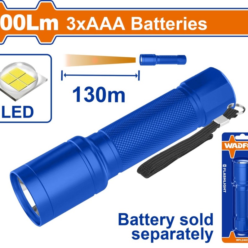 WADFOW ΦΑΚΟΣ ΧΕΙΡΟΣ 300Lm (WFL2403)