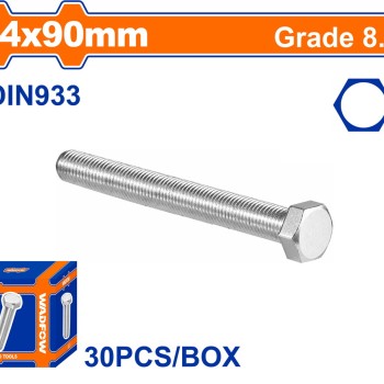 WADFOW ΒΙΔΑ ΕΞΑΓΩΝΗ ΓΑΛΒ. 8.8 DIN933 14X90 30TEM (WXSP55GA)