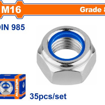 WADFOW ΠΑΞΙΜΑΔΙ ΑΣΦΑΛΕΙΑΣ ΓΑΛΒ. DIN985 16mm 35TEM (WMV6516A)