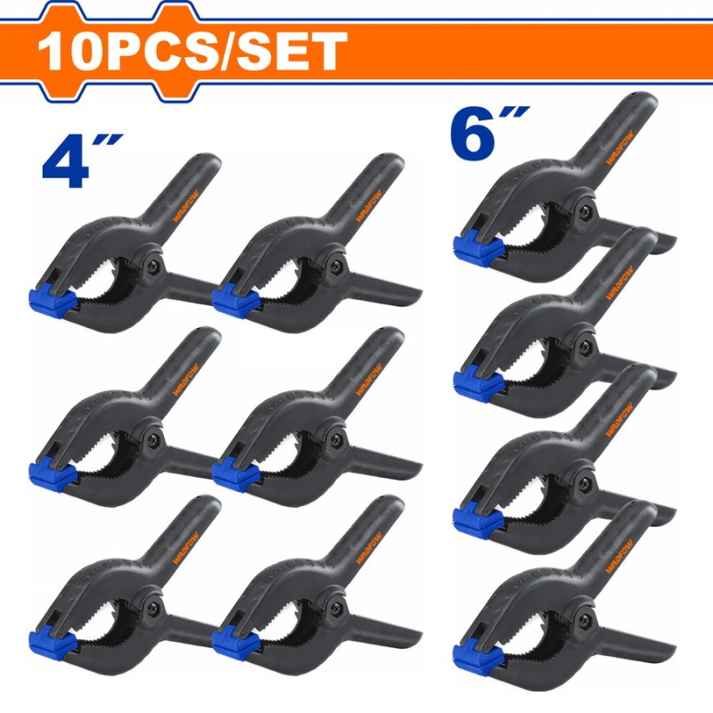 WADFOW ΣΕΤ ΣΦΙΓΚΤΗΡΕΣ ΜΕ ΕΛΑΤΗΡΙΟ 4