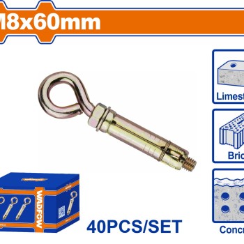 WADFOW ΒΙΣΜΑ ΜΕΤΑΛΛΙΚΟ Β.Τ ΜΕ ΘΗΛΕΙΑ 8Χ60 40ΤΕΜ (WDQ45B2)