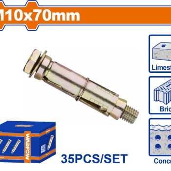 WADFOW ΒΙΣΜΑΤΑ ΜΕΤΑΛΛΙΚΑ ΜΕ ΒΙΔΑ 10 Χ 70 35ΤΕΜ (WDQ5533)