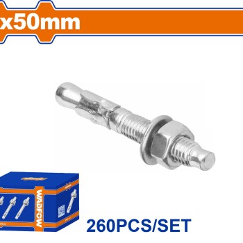 WADFOW ΒΙΣΜΑΤΑ ΜΕΤΑΛΛΙΚΑ ΓΑΛΒ. EXPRESS 6 Χ 50 260ΤΕΜ (WDQ2511)