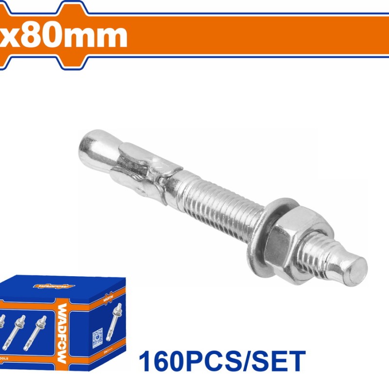 WADFOW ΒΙΣΜΑΤΑ ΜΕΤΑΛΛΙΚΑ ΓΑΛΒ. EXPRESS 6 Χ 80 160ΤΕΜ (WDQ2513)