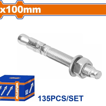 WADFOW ΒΙΣΜΑΤΑ ΜΕΤΑΛΛΙΚΑ ΓΑΛΒ. EXPRESS 6 Χ 100 135ΤΕΜ (WDQ2514)