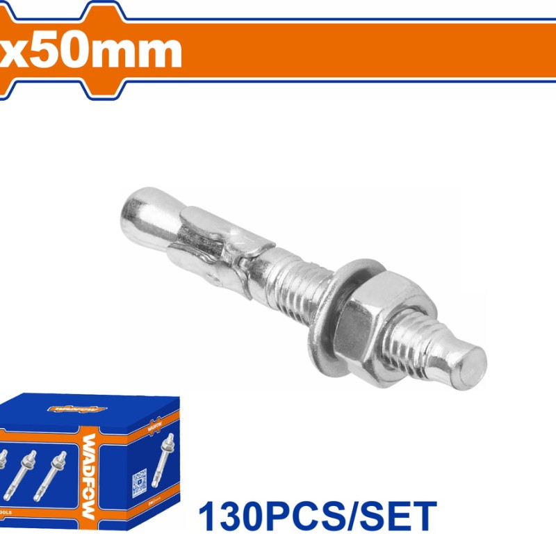 WADFOW ΒΙΣΜΑΤΑ ΜΕΤΑΛΛΙΚΑ ΓΑΛΒ. EXPRESS 8 Χ 50 130ΤΕΜ (WDQ2521)