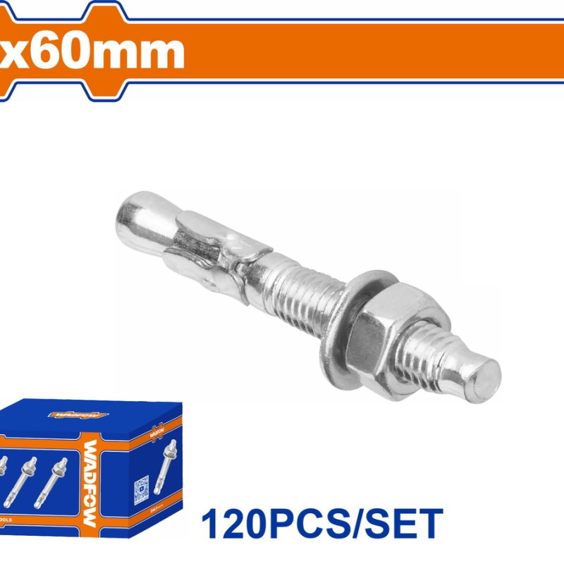 WADFOW ΒΙΣΜΑΤΑ ΜΕΤΑΛΛΙΚΑ ΓΑΛΒ. EXPRESS 8 Χ 60 120ΤΕΜ (WDQ2522)